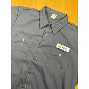Union Line Mens Ford Kentucky Truck Plant Work Shirt Navy Blue 2XL‎ 10665-2102